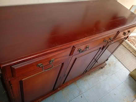 Photo of free Large display cabinet 2parts wood (Whitstable CT5) #2