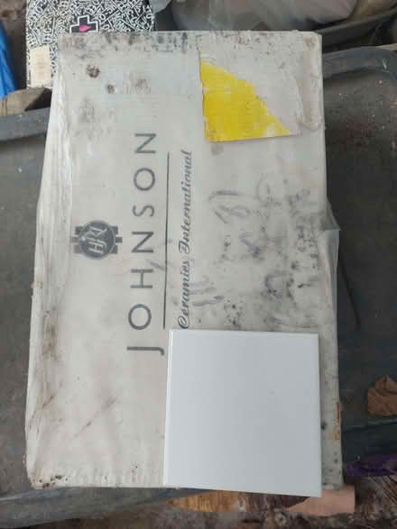 Photo of free 100 4" x 4" white tiles (Surrenden BN1) #2
