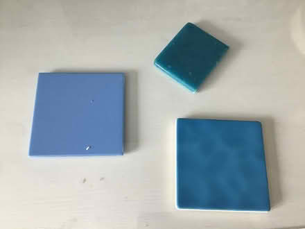Photo of free Blue ceramic tiles (Warners End Hemel Hempstead) #1