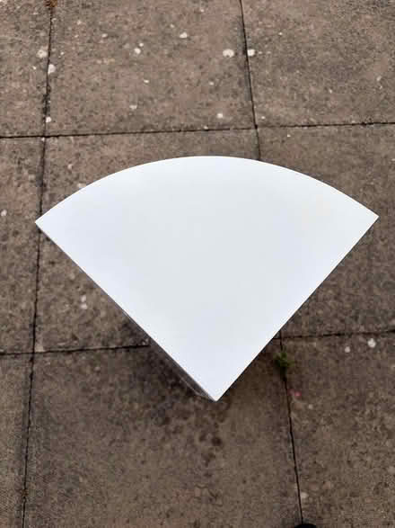 Photo of free White corner shelf unit (Berechurch Road CO2) #2