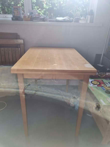 Photo of free Kichen table opens out to double size + chairs (Hanover BN2) #1