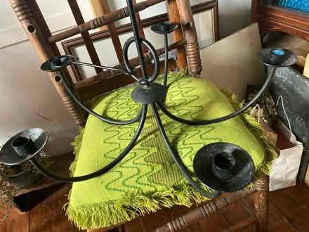 Photo of free Iron hanging candelabra (Pontypridd, CF37) #2