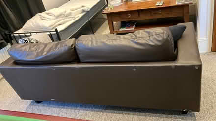 Photo of free Brown Leather Sofa (W6 7PJ) #3