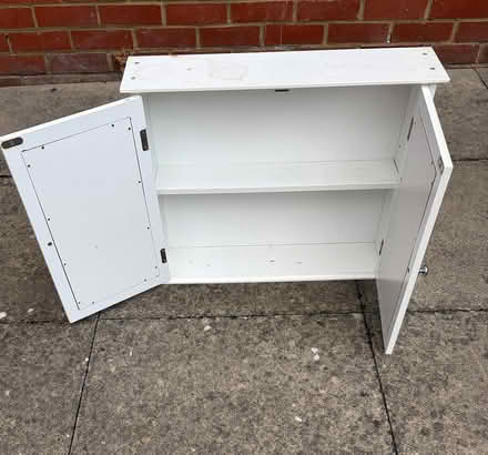 Photo of free Wooden bathroom cabinet (Berechurch Road CO2) #1