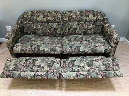 Photo of free Loveseat dual recliner (Vashon Cohousing, Bank Rd) #2