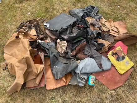 Photo of free Various pieces of leather (Cowplain PO8) #1