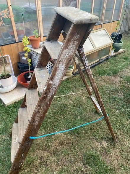 Photo of free wooden step ladder (Seasalter CT5) #1