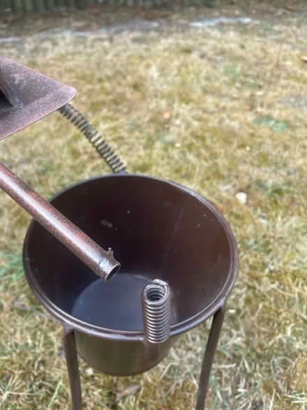 Photo of free Broken Metal Dog Planter (By Hackney Downs station E5) #3