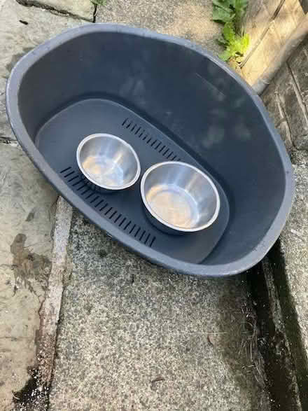 Photo of free Dog bed and dishes (Huttocks Top OL13) #1