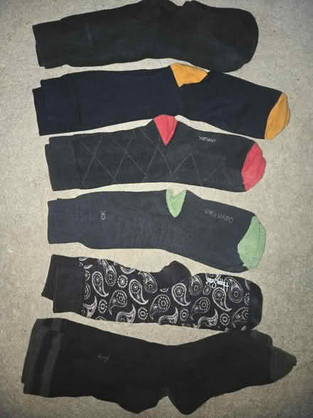 Photo of free Mens Socks x 6 Pairs (Round Green LU2) #1