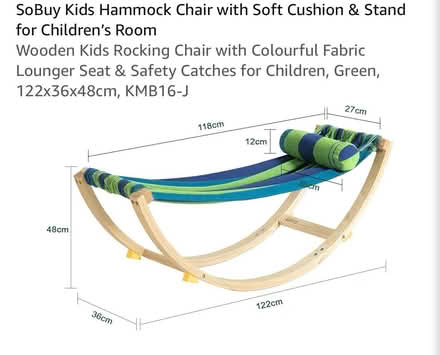 Photo of free Kids hammock rocker sensory (Bethnal Green E2) #3