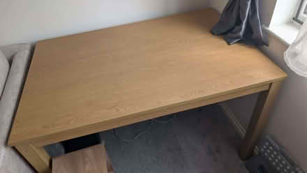 Photo of free Solid Wood Table Desk - 80cm x 140cm (Rowley Green WD6) #1