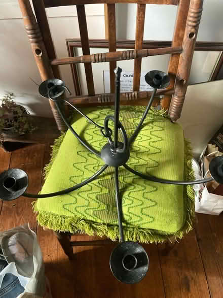 Photo of free Iron hanging candelabra (Pontypridd, CF37) #1