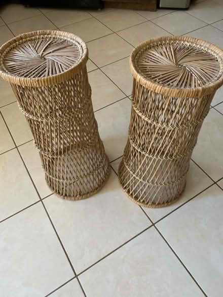 Photo of free Two wicker stands (Sunnyvale/Cupertino) #1