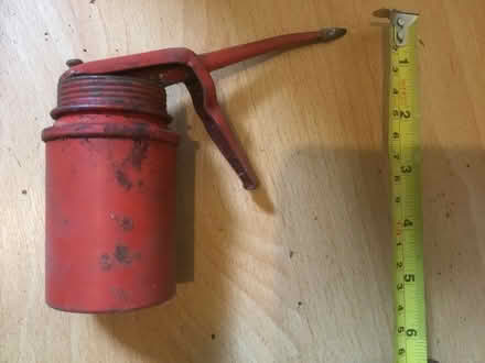 Photo of free Small red vintage oilcan, no logos (B62 near Blackheath) #1