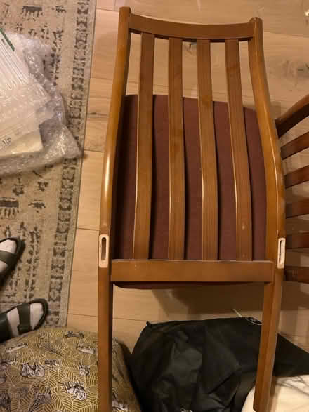 Photo of free 6 mid-century dining chairs (Coulsdon South CR5) #3