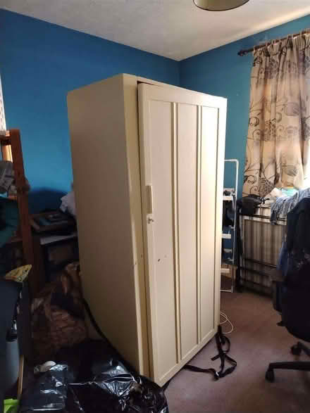 Photo of free Wooden yellow wardrobe (Blacklands TN34) #4