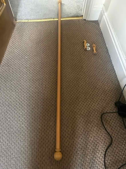 Photo of free Pine curtain pole (Formby L37 2HH) #1
