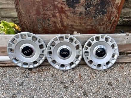 Photo of free Three Fiat 500 Original Hub caps (Bryn Mawr PA) #1