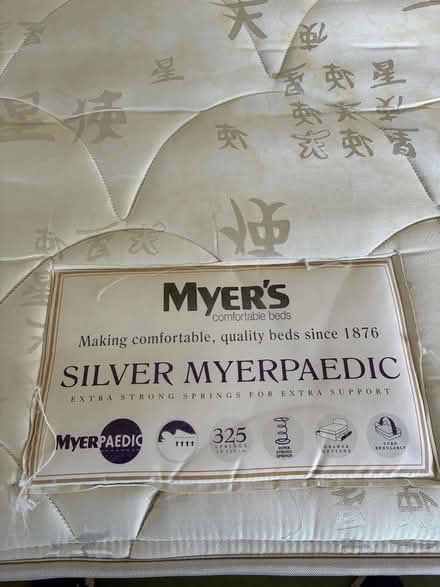 Photo of free Myers Double Bed base and mattress (Meole Brace SY3) #2
