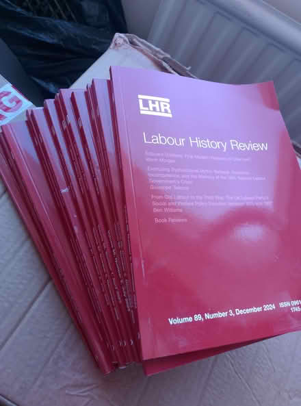 Photo of free Labour History Review 12 issues (SS9 West Leigh-on-Sea) #1
