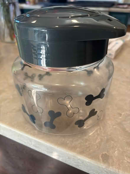 Photo of free Dog treat container (Evanston (Green Bay & Emerson)) #1