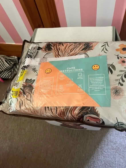 Photo of free New highland cow curtains (Skerton LA1) #1
