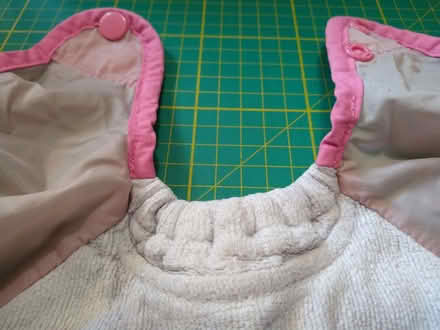 Photo of free Silly Billyz bib (small size, snuggle neck, long sleeves) (West Croydon CR0) #2
