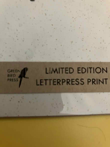 Photo of free New letterpress print (Upper West Side) #3