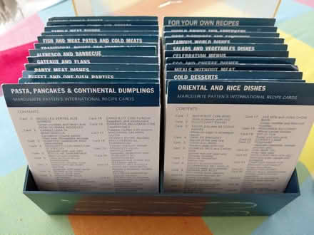 Photo of free Marguerite Patten's International Recipe Cards (Hingham NR9) #1