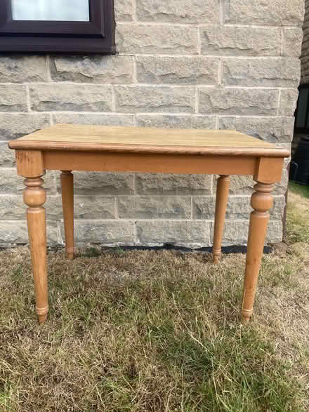 Photo of free Small solid pine table (Walkley S6) #1