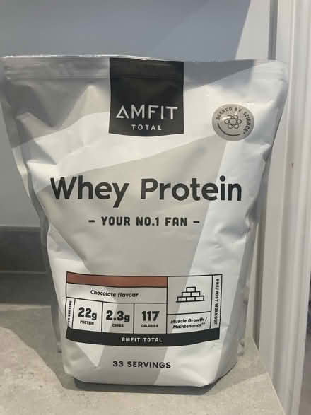 Photo of free 1kg Amfit chocolate protein powder (broadwater worthing) #1