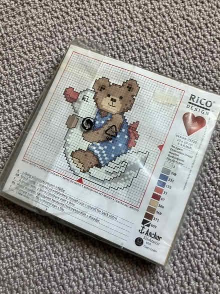Photo of free Small kids cross-stitch kit (Bear Flat BA2) #2
