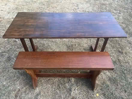 Photo of free Table with bench (Middle Barton OX7) #2