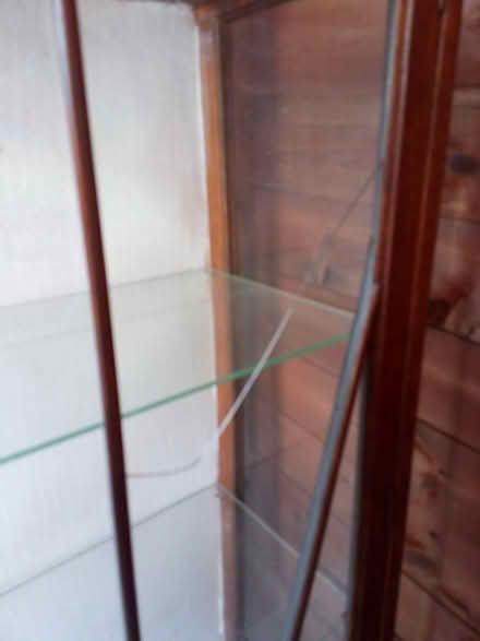 Photo of free Glass fronted wooden cabinet (Epping CM16) #3