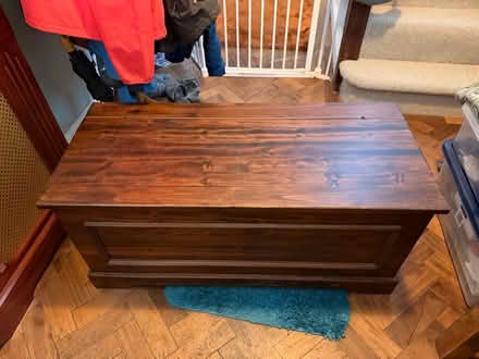 Photo of free Dark wood blanket box (Shrewsbury SY2) #3