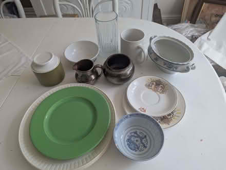 Photo of free Oddments of pots - plates, bowls, jug, mug, vase (Bingham NG13) #1