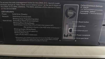 Photo of free Old NAS drive (Rose Hill OX4) #2