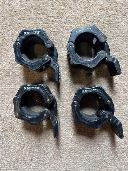 Photo of free Mirafit 30mm weightlifting collars (Hitchin SG5) #1