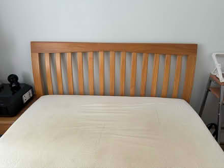 Photo of free Pine double bed & mattress (L4 - Walton - Liverpool) #1