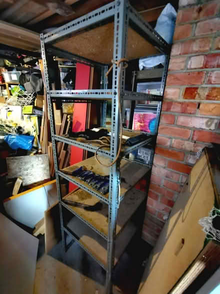 Photo of free Solid, metal shelf unit for garage (Basford NG5 (off Perry Rd)) #1