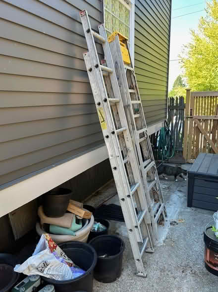Photo of free Two large exterior ladders (Ballard) #1