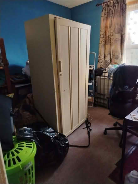 Photo of free Wooden yellow wardrobe (Blacklands TN34) #1