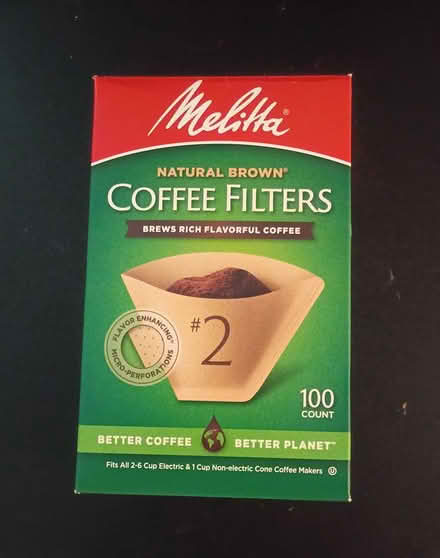 Photo of free Melitta coffee filters (W section, Bowie) #1