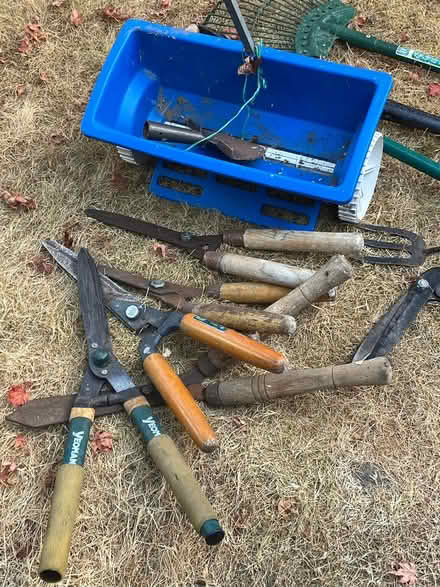 Photo of free Old garden tools (GU15 Camberley Surrey) #1