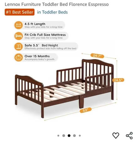 Photo of free Lennox Toddler Bed (Esquimalt) #3