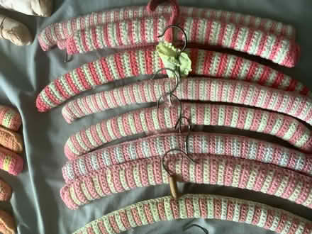 Photo of free Covered hangers,padded and knitted covers , (Cople MK44) #3