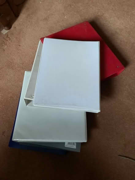 Photo of free A4 ring binders (Brassington DE4) #1