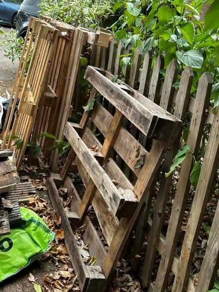 Photo of free Pallets and old wood (Brampton Huntingdon) #1