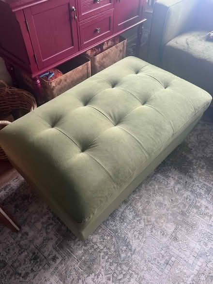 Photo of free 2 seater sofa & footstool (West Bridgford NG2) #2